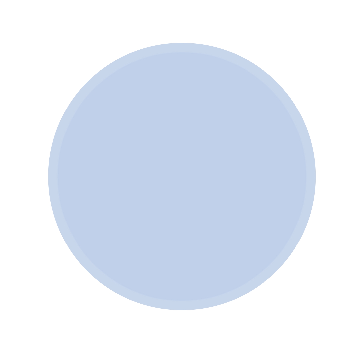 Blaue Wandfarbe