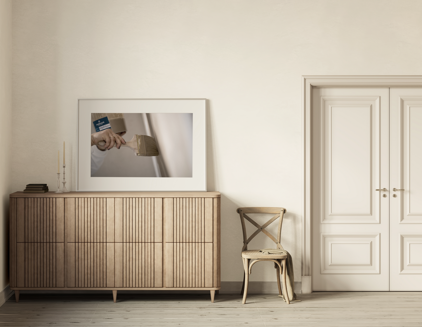 Hellbeige Wandfarbe Vorschau