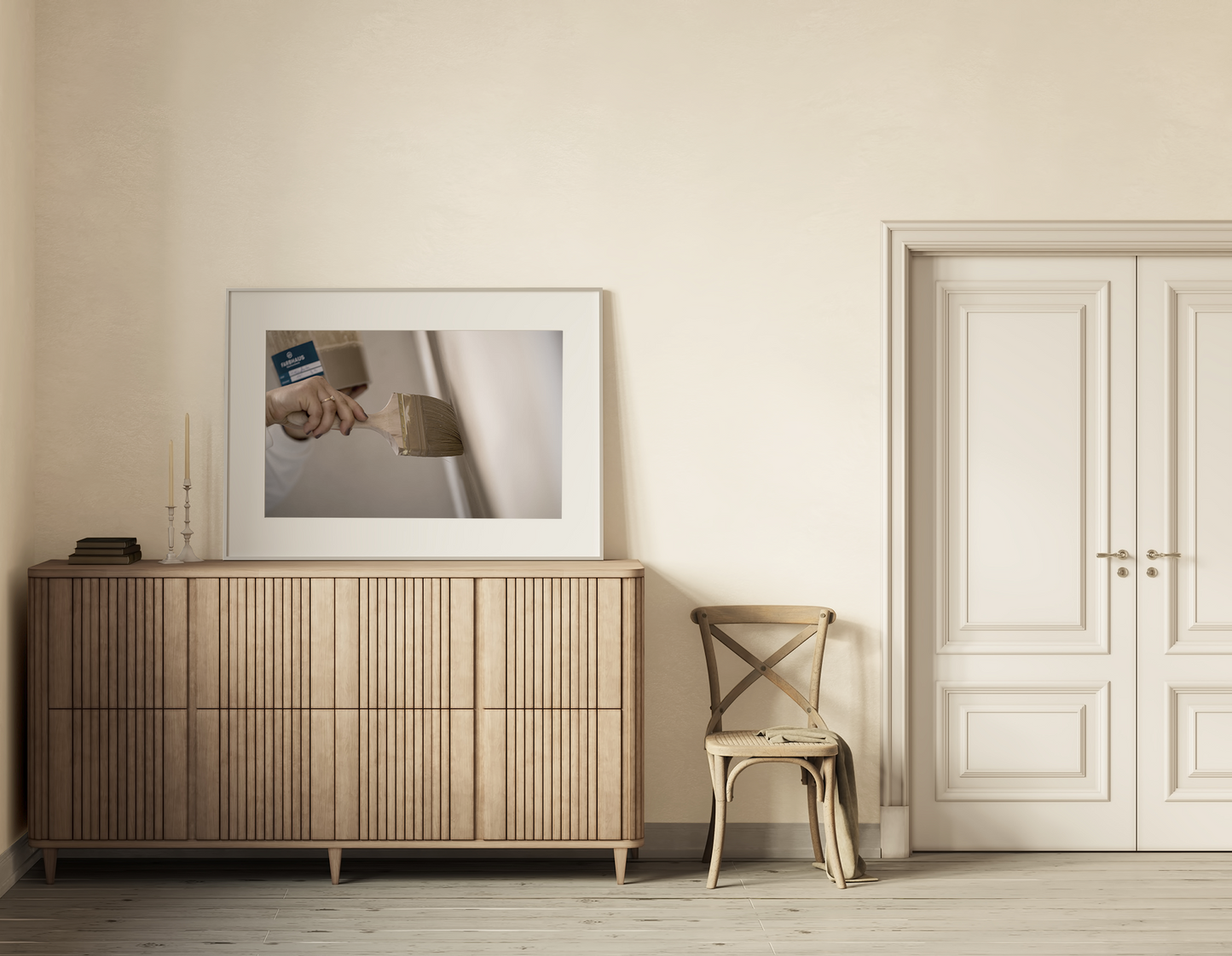 Kalkfarbe helles warmes beige Vorschau