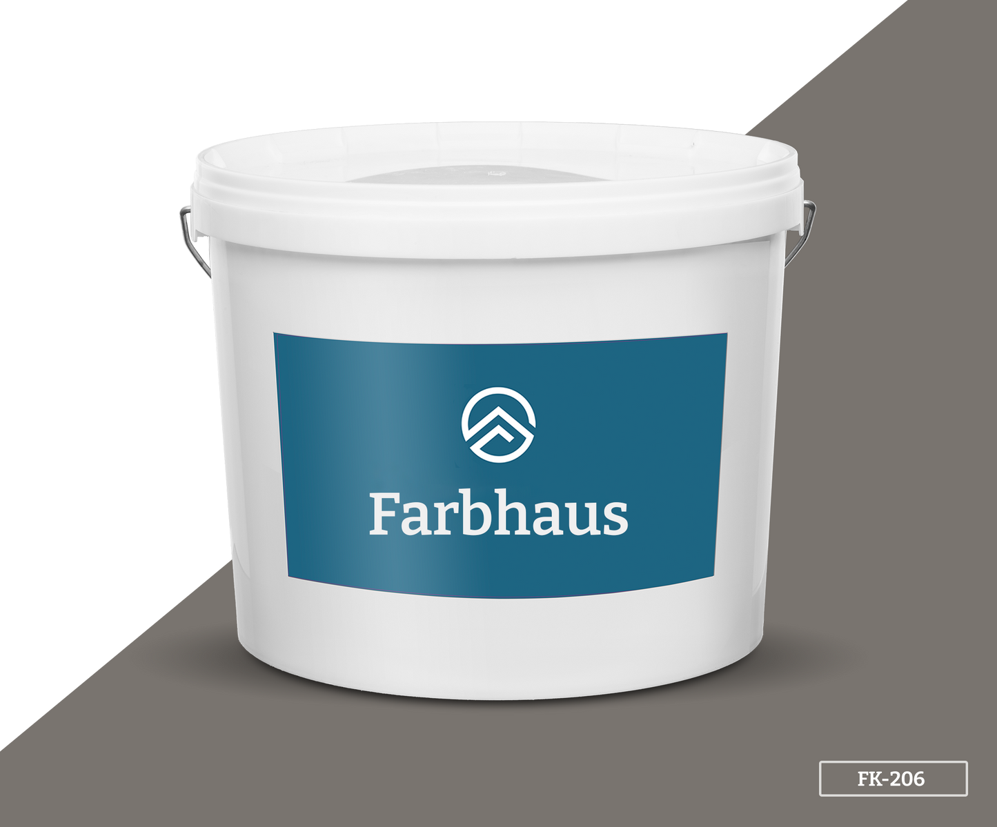 Braune warme Wandfarbe