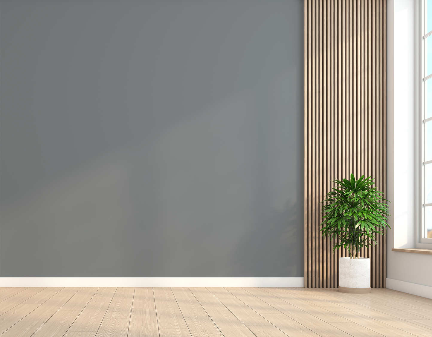 Graue Wandfarbe an Wand Darstellung