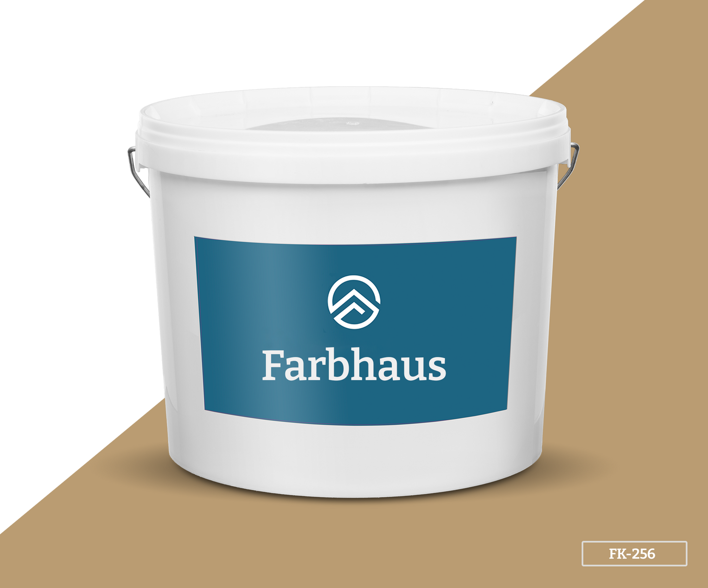 Farbeimer braune Wandfarbe FK256