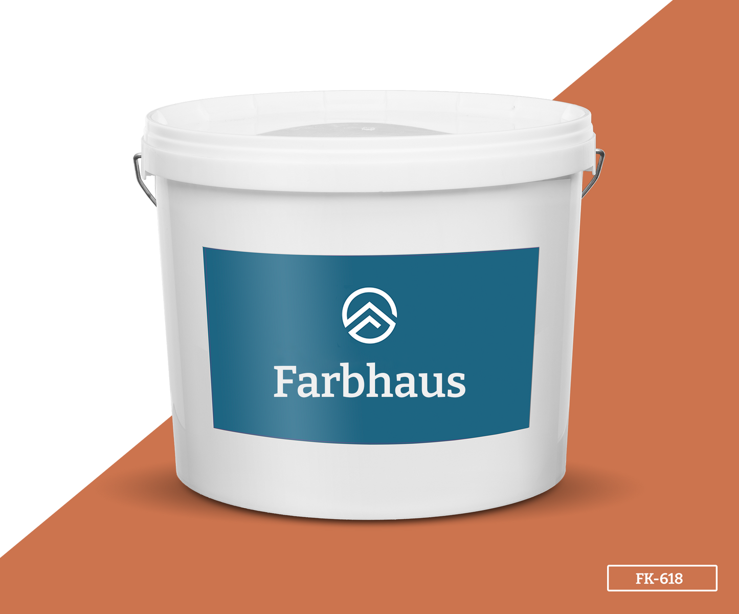 Orange Wandfarbe Eimer Online Shop