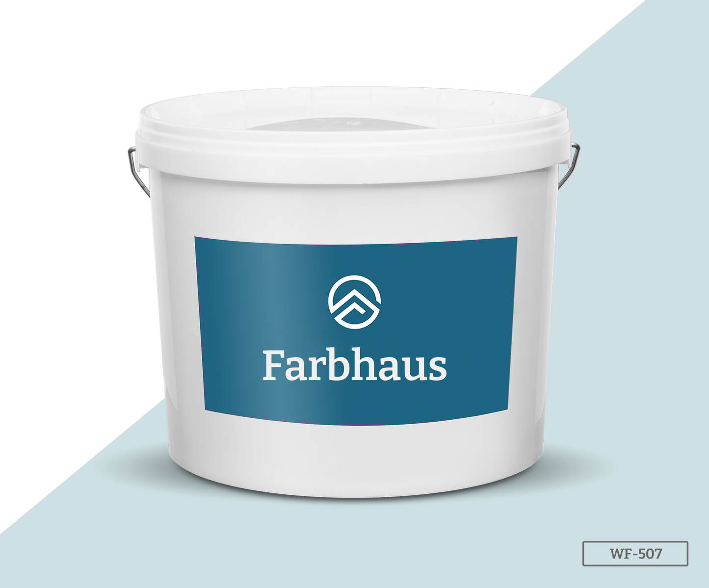 hellblaue Wandfarbe Kalkfarbe online bestellen Eimer